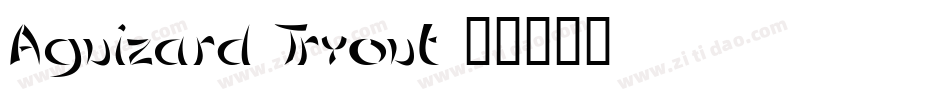 Aguizard Tryout字体转换